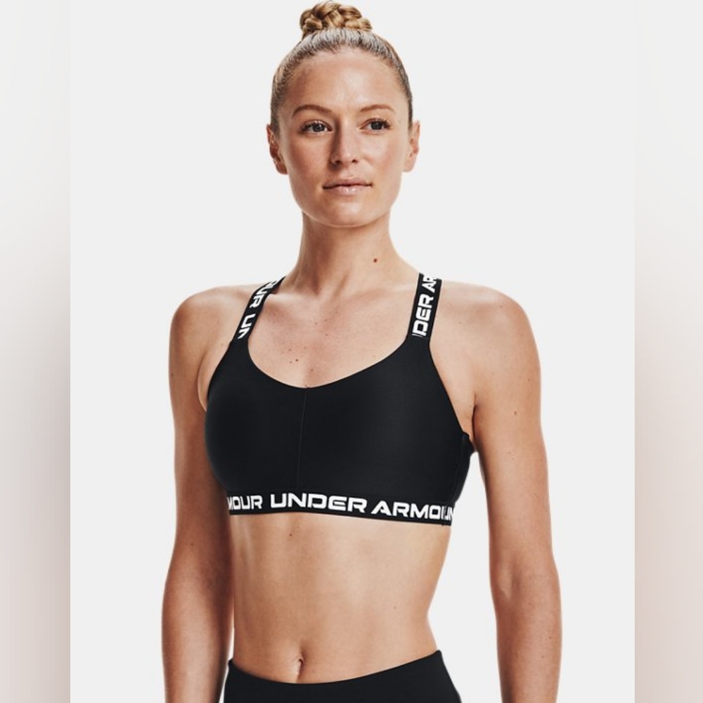 Under Armor Crossback Strappy Low Sports Bra